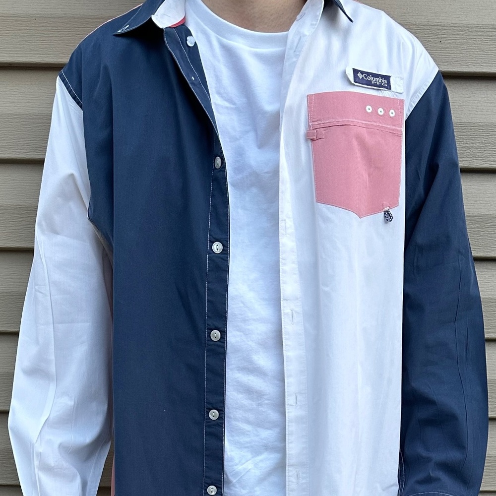 Columbia Multicolored Button Up